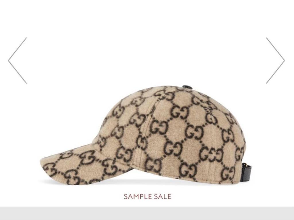 [USED] Authentic GG wool baseball cap