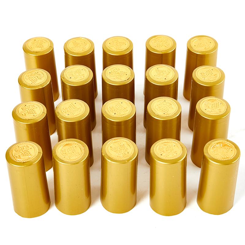 100Pcs Wine Heat Shrink Capsules Seal Wine Bottle Heating Shrinkable Cap