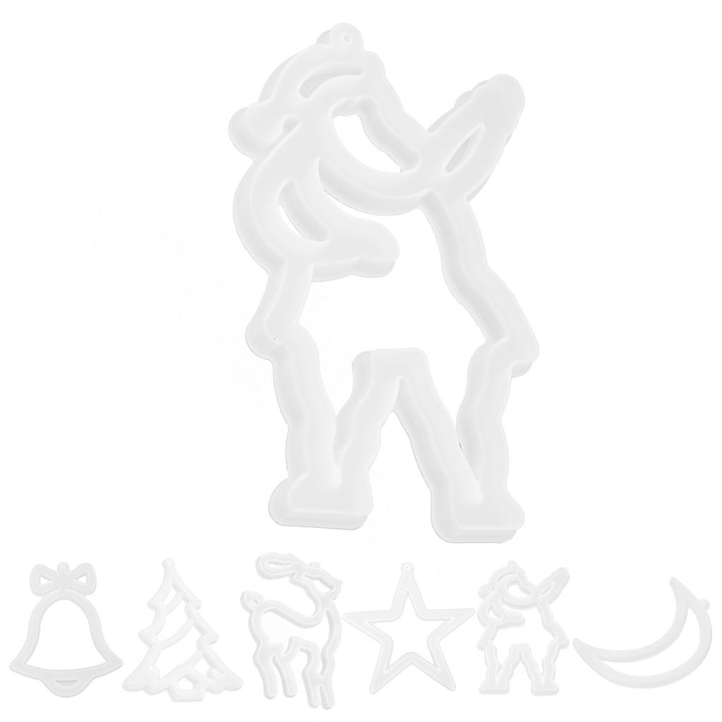 Christmas Silicone Mold Resin Best Gift Various Shapes Christmas Decorations for Room Car