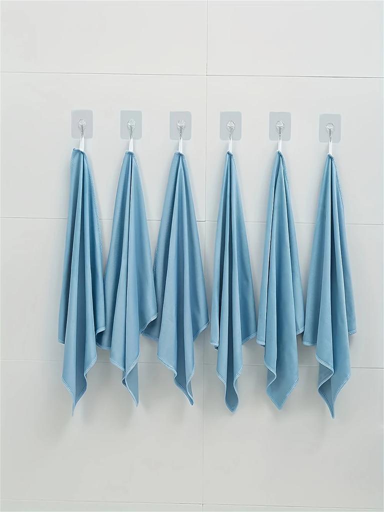 3-Pack Microfiber Glass Cleaning Cloths - Lint-free Design for Quick Cleaning of Windows, Glasses, Windshields & Stainless Steel