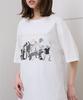 Iseuteuseobiseusyab Human Gallery Short Sleeve T-Shirt - Off-White