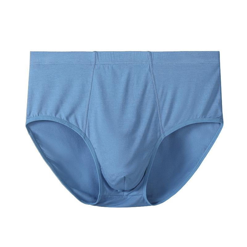 Men's High Waisted Triangle Underwear Middle-aged and Elderly Plus Size Underwear