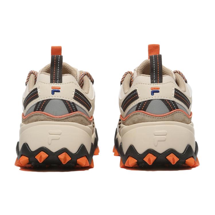 FILA Oakment Tr Fabric Low top Casual Shoes Unisex Khaki Korean Style 1JM00801D_928