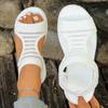 Lightweight Breathable Women Open Toe Slingback Sandals Slip On Casual Summer Shoes with Cushioned Sole and Flexible Knit Upper