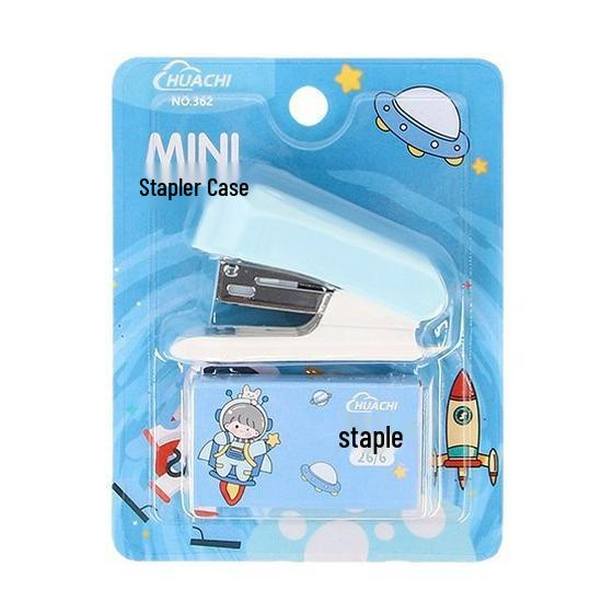 Mini Cartoon Stapler Set - Cute Student Multifunctional Stapler for Binding Exam Papers