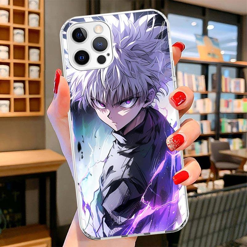 

Hot Anime Hunter 16E X Cover Phone Case For iPhone 16 17 Air 15 14 Pro Max 16E Phone Case 13 Mini 12 11 7 SE 8 Print Pattern Fit iPhone 13 Mini