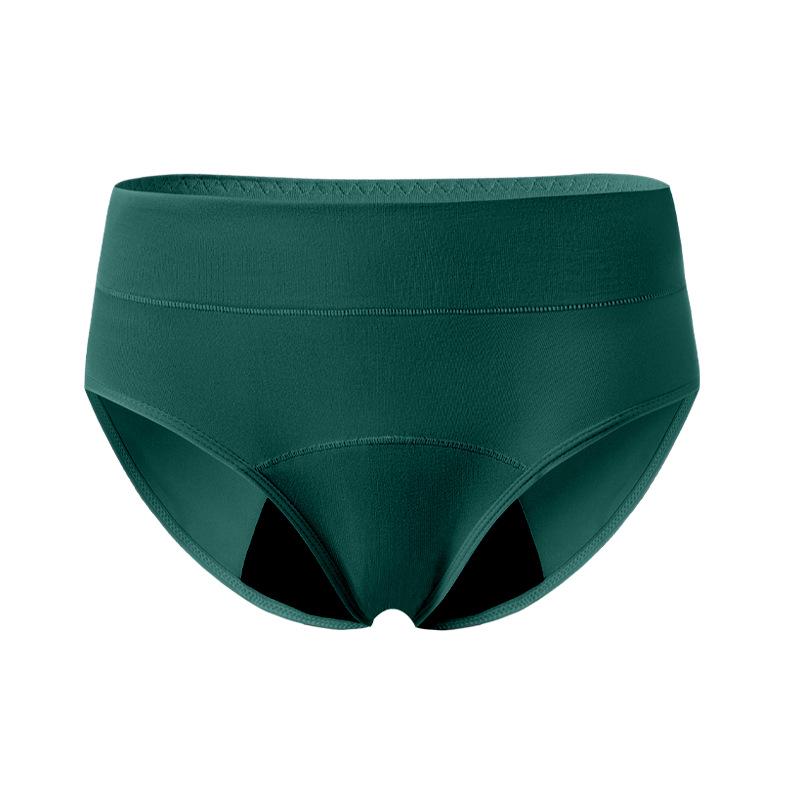 Ademende Menstruatieonderbroeken met Hoge Taille voor Plus Size met Absorberend Kruisje