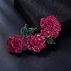 Three Rose-shaped Brooch, High-end and Luxurious Corsage Pins, for Men's Suits and Outerwear Clothing.