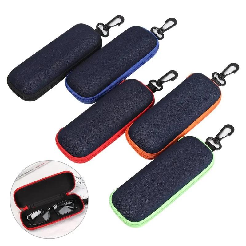 EVA Zipper Glasses Box Denim Myopia Sunglasses Box Leisure Sports Box Reading Glasses Box Storage Box Carrying Bag