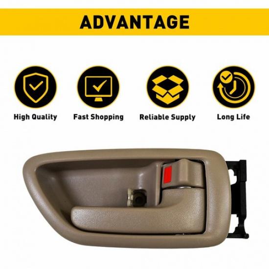 Ide Interior Door Panle Front Handle Right Rear Fit Toyota 2000-2004 Avalon