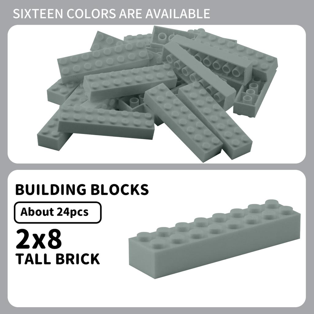 Non-Toxic 100G 2X8 High Brickbuilding Blocks Thick Figuresbricks Dots Educational Creative Sizecompatible With Plastic Toys Forchildren