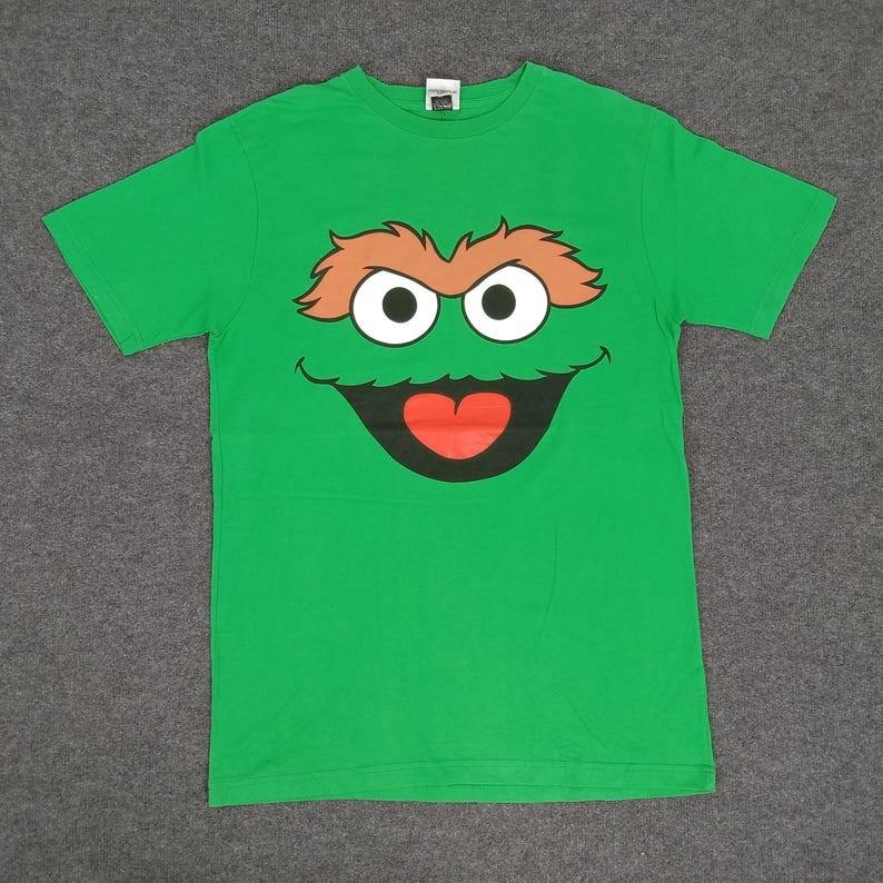 

Винтажная футболка с персонажем американского мультфильма Улица Сезам, унисекс XXXXL