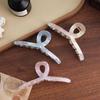Korean Transparent Candy Jelly Hair Clips: Versatile Claw & Shark Clips for Stylish Hair Buns