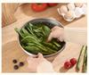 304 Stainless Steel Kitchen Basin - Multi-Purpose: Wash Vegetables, Rinse Rice, Drain, or Mix with Scale
