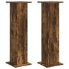 Plant Stand 2 Pcs Smoked Oak 30.5 X 30 X 100.5 Cm