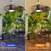 USA In Stock 20 Inch 5 Blade Ceiling Fan for Garden Decorative Indoor Outside Ceiling Fan Light With Remote Control