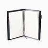 KOKUYO Systemic Notebook Cover for Spiral Notebooks, A5 Size, Leather-Look Black, 50 Sheets, No-V685B-D