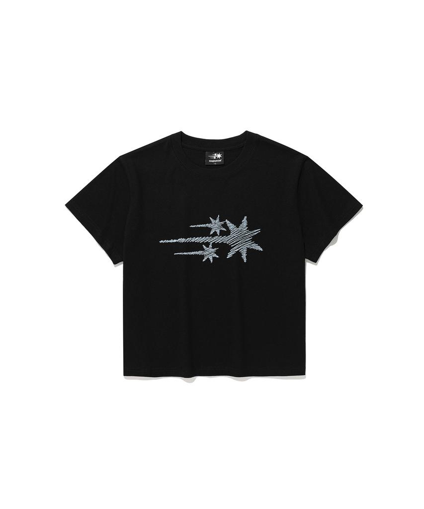 NICEGHOSTCLUB Sketch 3Star Basic Tee_Black(Ng2Gmut535A)