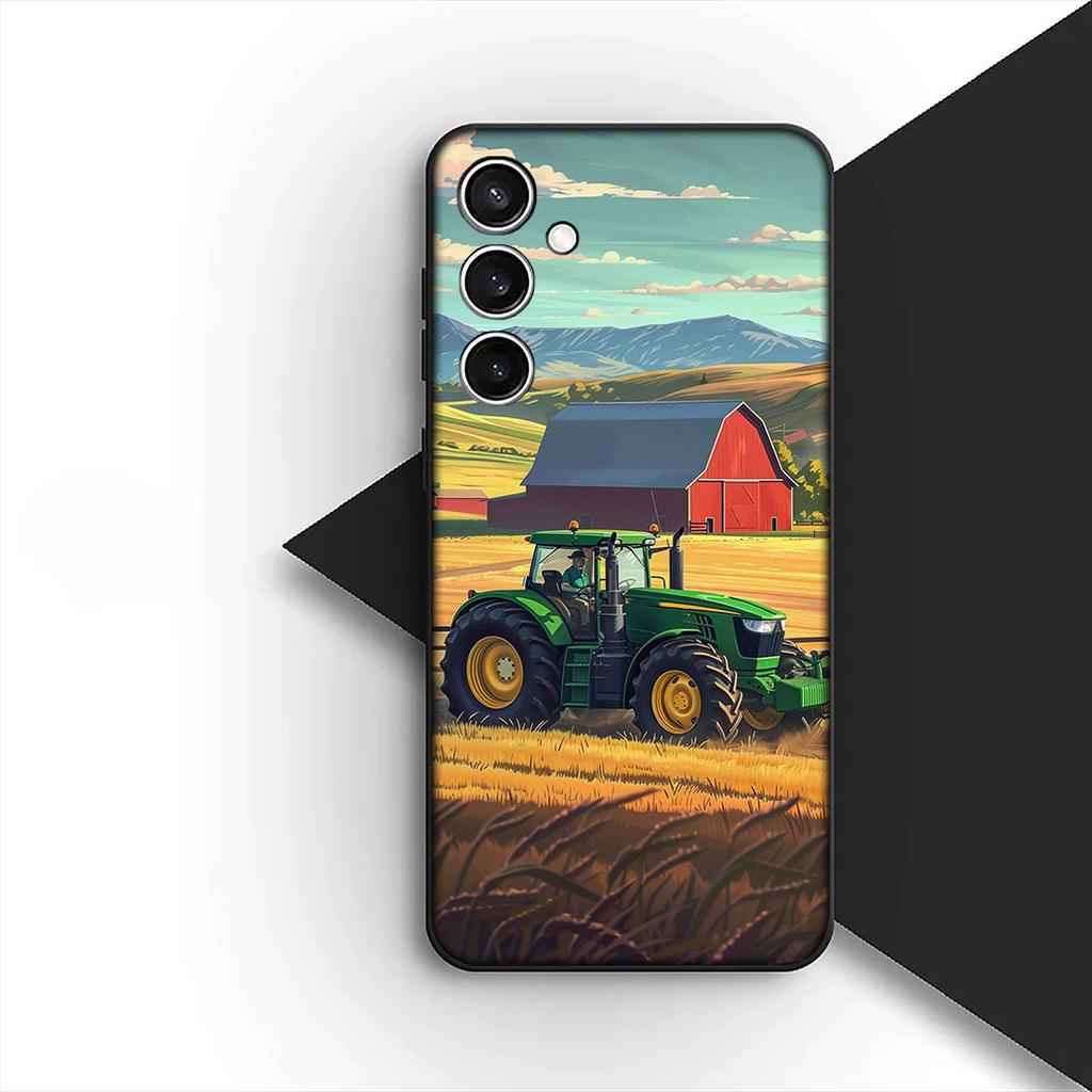 Farm Vehicle Tractor Silicone Cover for Apple iPhone 17 Pro XS Max Air XR 6 Plus X 5 + SE 2022 SE2 6+ Coque Phone Case