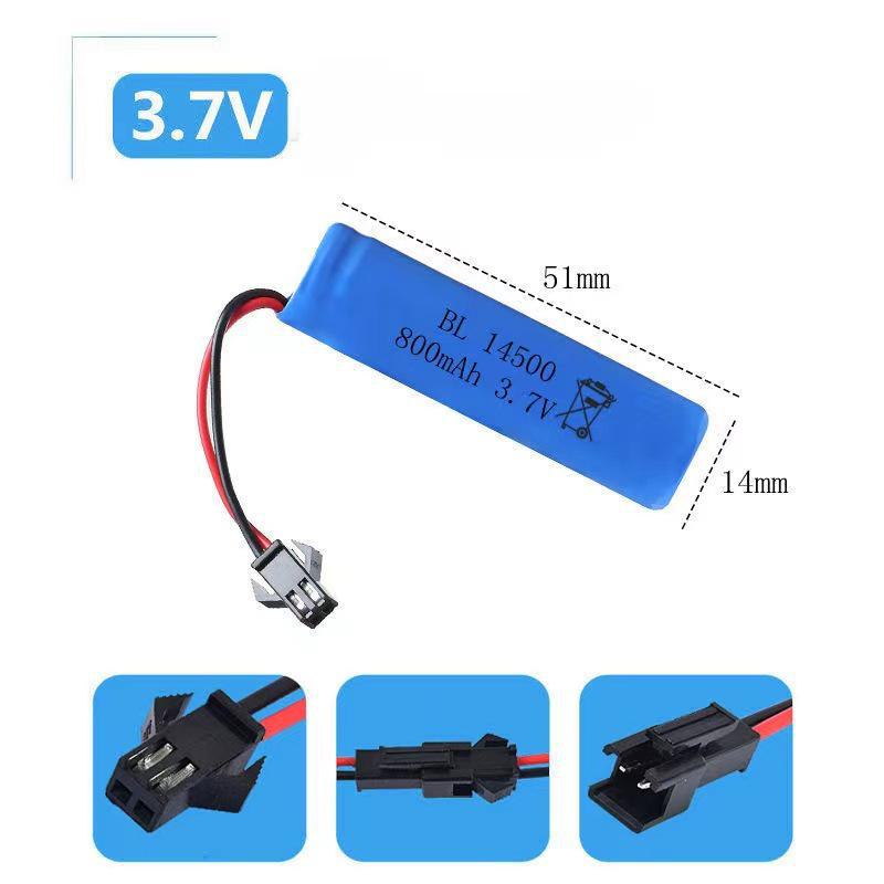 Rechargeable 18650 Lithium Battery for Children's RC Car & Bubble Gun