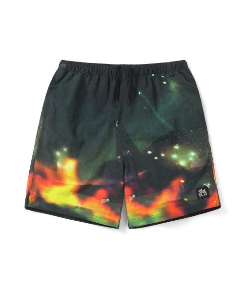 Thisisneverthat Flammen Jogging-Shorts Schwarz