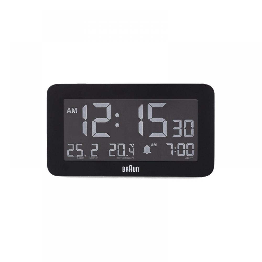 Braun Bc10b Digital Crescendo Alarm Weather Public Desk Clock