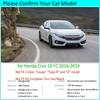 4PCS for Honda Civic 10 FC 2016 2017 2018  New Mudguards Mudflaps Fender Mud Flap Splash Guards Protect Rear Car