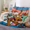 Rugrats Theme Printed Blanket - Perfect for Couch, Bed, Travel & Outdoor Use | Machine Washable, Cozy & Durable.