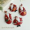 Iron Christmas Hanging Decoration Red Hanging Pendants Creative Drop Ornament Gift