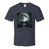 Spooky House Night Scene T Shirt