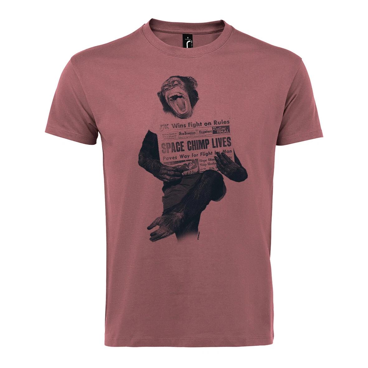 Space Chimp Lives T-shirt Heavy 190 gsm Birthday Gift S
