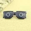 Square Glasses, Two-Dimensional Acting Artifact Sunglasses, Coded Rectangular Pixel Glasses Douyin Kuaishou