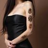 28pcs Temporary Tattoo New School Traditional Landscape Tattoo Skull And Flame Tattoo Hot Air Balloon Tattoo For Chest Women