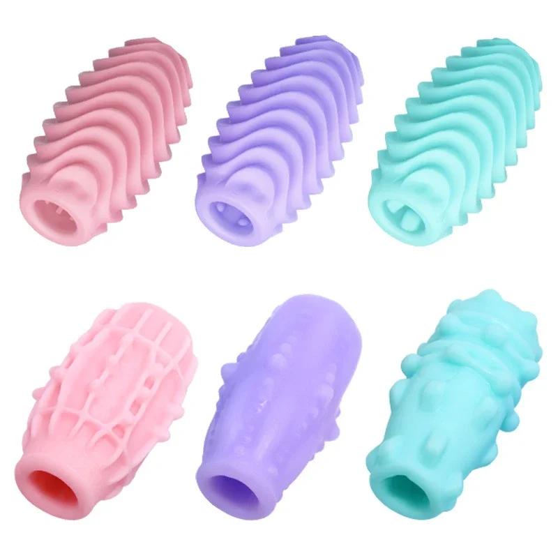 Male Sex Toys Pocket Pussy Masturbator For Men Small Sex Eggs Glans masturbation eggs Vagin Blow Job Soft Stick Masturbation Cup