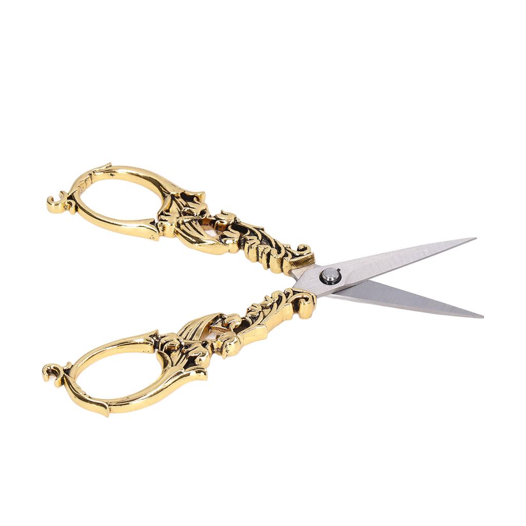 Embroidery Scissors Hardening Treatment Retro Style Professional Reliable Handicraft Tools for