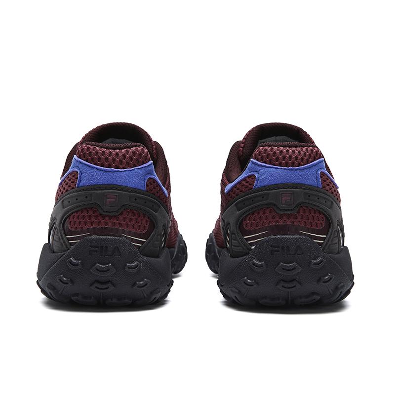 Fila ECHAPPE 2 Abrasion Resistant Lightweight Breathable Low Top Casual Shoes Women's Deep Red Bull/Pink Purple F12W612164FOZ
