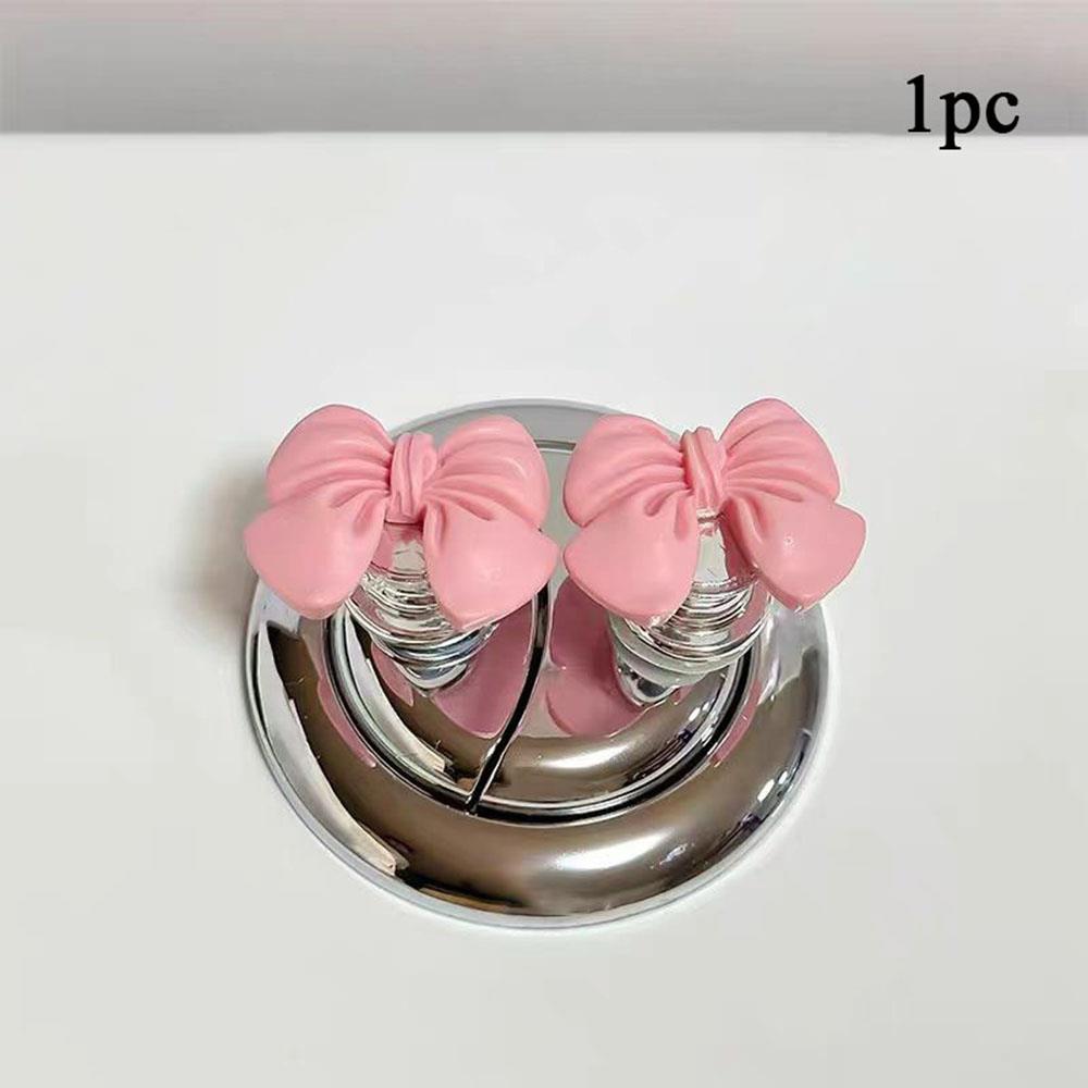 Flower Shaped Toilet Press Button Convenient Flush Lift Cover Toilet Water Tank Button Auxiliary Device Home Bathroom Supplies