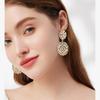 Geometric Pearl Earrings For Women With Gold Silver Finish Stylish Spring Jewelry