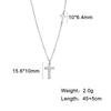 Geometric Round Heart Choker Necklace for Women Stainless Steel Minimalist Simple Clavicle Neck Chain Jewelry