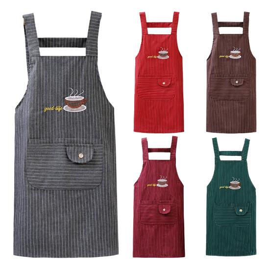 Användbart, snabbtorkande, snabbtorkande bomullsförkläde med stor ficka för handtorkningsförkläde för kock