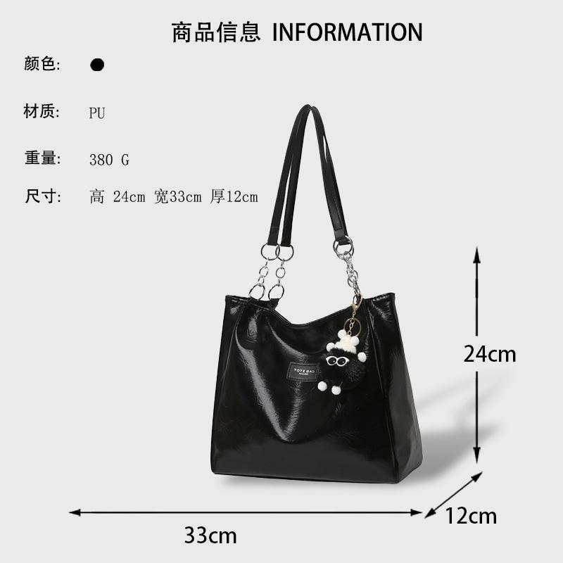 Premium handbag women's 2025 new trendy retro versatile niche shoulder fashion commuter tote bag
