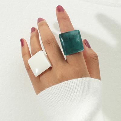 Retro Fashion Ring Creative Full Diamond Ring Adjustable Opening Ring Bohemian Ethnic Style Ring Fashion Ring