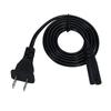 Us Plug Power Cable 2Pin For Figure 8 Compatible Devices 2 Prong Electrical Cord For Laptop Charger Tv Radio Speaker