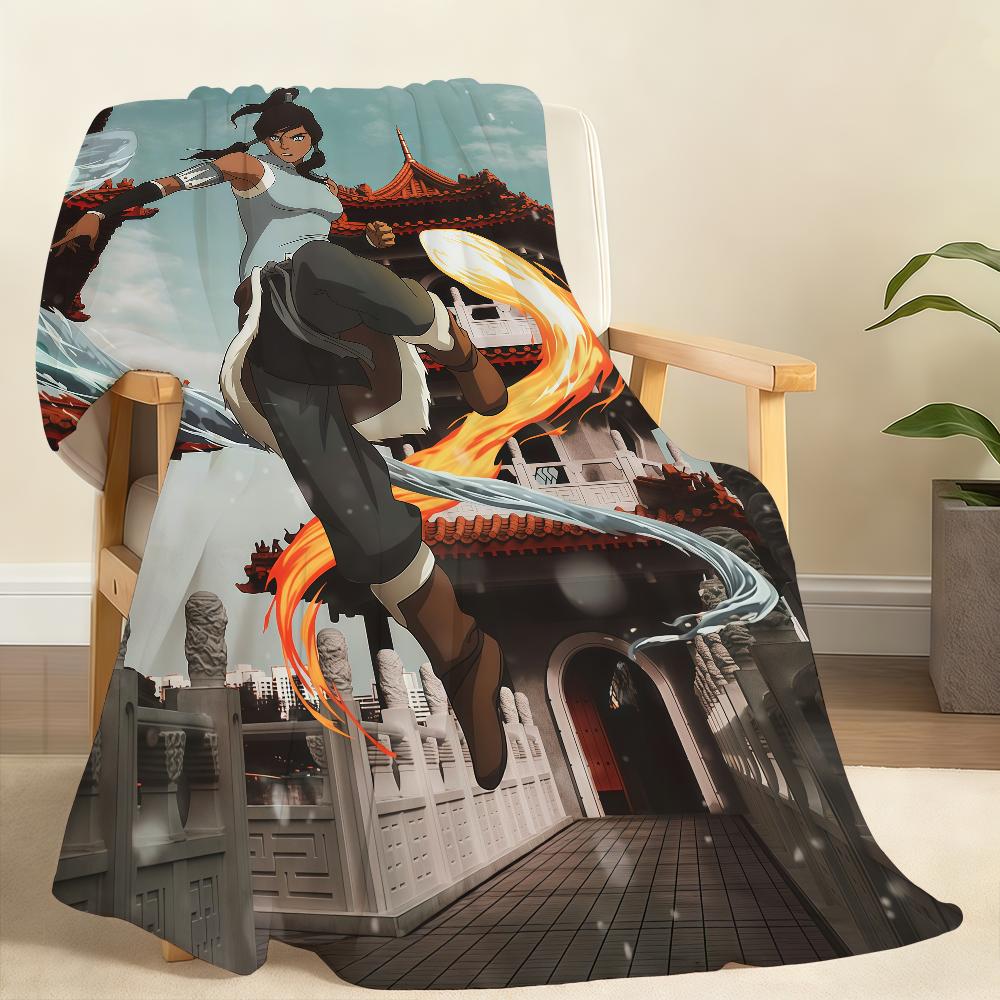 Cartoon A Avatar The L Legend of K Korra A Blanket Soft Throw Blanket for Home Bedroom Bed Sofa Picnic Travel Office BlanketGift