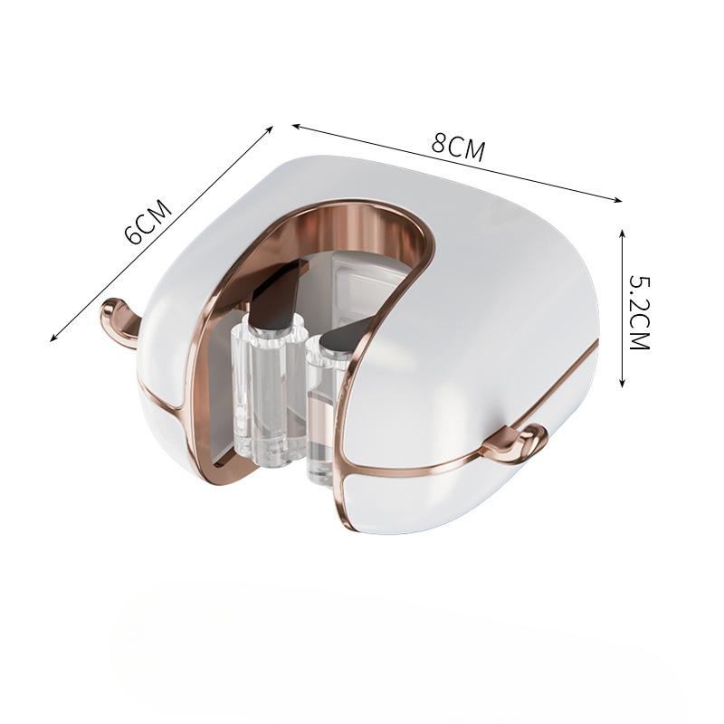 Крючок для швабры без перфорации, настенный для ванной комнаты, прочный клей, держатель для швабры, фиксированный зажим для метлы 6*8*5.2cm белый