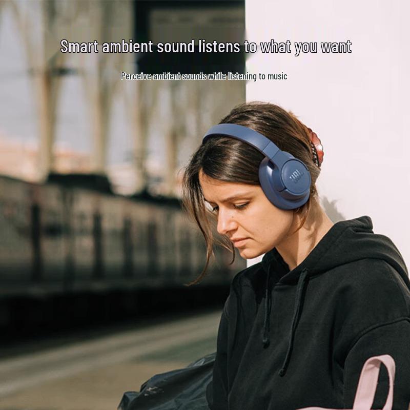 JB.L Tune770Nc Noise-Canceling Bluetooth Over-Ear Headphones with Wireless Computer Headset Functionality