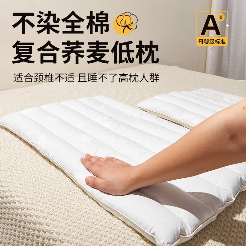I-WILL All-Cotton Buckwheat Neck Support Pillow 74cm x 48cm