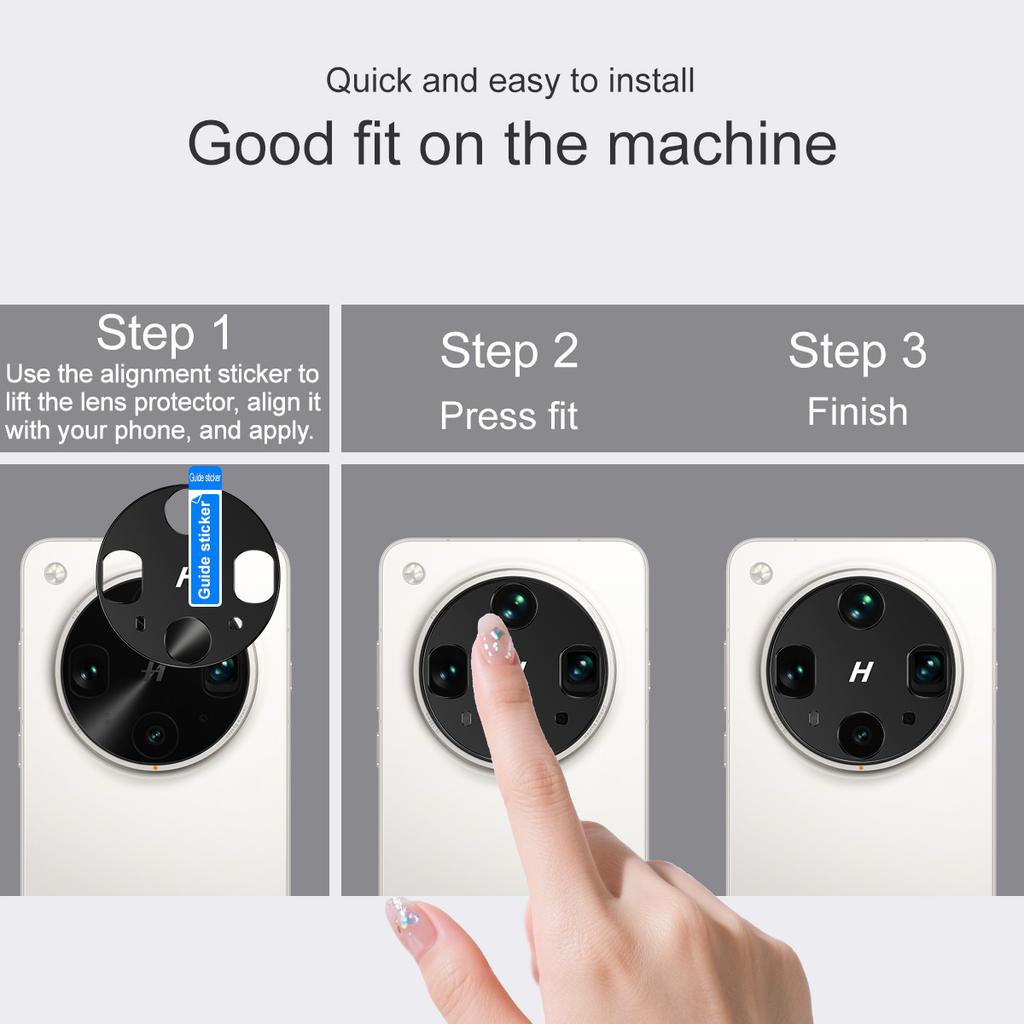 IMAK For Oppo Find X8 Ultra 5G Metal Camera Lens Protector Lens Protective Cover