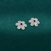 S999 Sterling Silver Six-Character Mantra Flower Bracelet Spacer