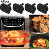 4/8 Stück Heißluftfritteuse Silikon-Stoßfänger Tablett Schutzhülle Spitzen Ersatz Kratzfest Hitzebeständig Heißluftfritteuse Teile